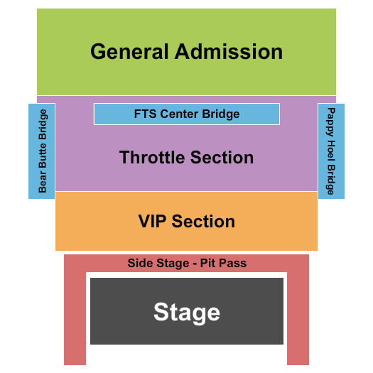 Full Throttle Saloon Rob Zombie Seating Chart